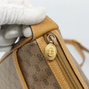 GUCCI Micro GG Supreme Web Sherry Line Bag PVC Beige Gold 89 02 032 Auth 194552-10