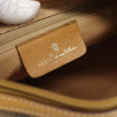GUCCI Micro GG Supreme Web Sherry Line Bag PVC Beige Gold 89 02 032 Auth 194552-17