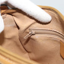 GUCCI Micro GG Supreme Web Sherry Line Bag PVC Beige Gold 89 02 032 Auth 194552-20