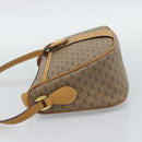 GUCCI Micro GG Supreme Web Sherry Line Bag PVC Beige Gold 89 02 032 Auth 194552-3