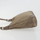 LOUIS VUITTON Monogram satin Little Boulogne Hand Bag Beige M92143 Auth 194553A-4