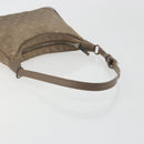 LOUIS VUITTON Monogram satin Little Boulogne Hand Bag Beige M92143 Auth 194553A-7