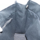 HERMES Fourre Tout PM Hand Bag Canvas Black Silver Auth 194555A-19
