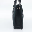 HERMES Fourre Tout PM Hand Bag Canvas Black Silver Auth 194555A-3
