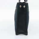 HERMES Fourre Tout PM Hand Bag Canvas Black Silver Auth 194555A-4