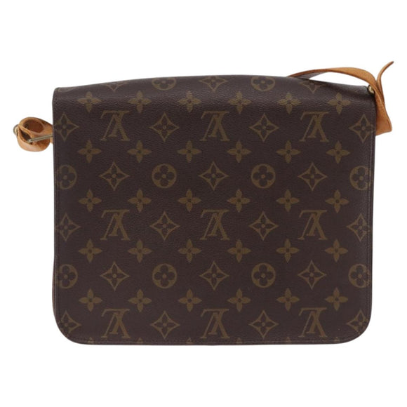 LOUIS VUITTON Monogram Cartouchiere GM Shoulder Bag M51252 LV Auth 194556