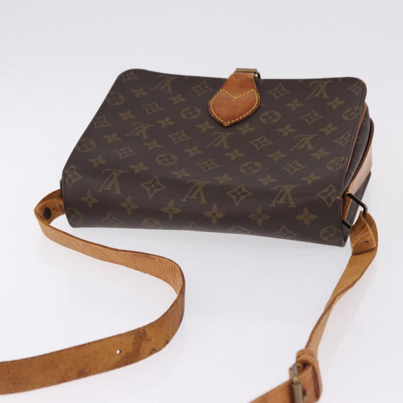 LOUIS VUITTON Monogram Cartouchiere GM Shoulder Bag M51252 LV Auth 194556