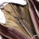 FENDI Zucca Canvas Hand Bag Brown Gold Tone Auth 194558V-19