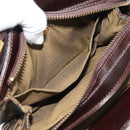 FENDI Zucca Canvas Hand Bag Brown Gold Tone Auth 194558V-20