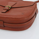 LOUIS VUITTON Epi Jeune Fille MM Shoulder Bag Brown M52153 LV Auth 194559-14