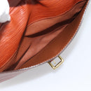 LOUIS VUITTON Epi Jeune Fille MM Shoulder Bag Brown M52153 LV Auth 194559-23