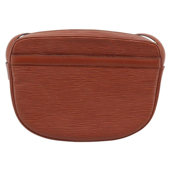 LOUIS VUITTON Epi Jeune Fille MM Shoulder Bag Brown M52153 LV Auth 194559