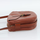 LOUIS VUITTON Epi Jeune Fille MM Shoulder Bag Brown M52153 LV Auth 194559-3