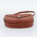 LOUIS VUITTON Epi Jeune Fille MM Shoulder Bag Brown M52153 LV Auth 194559-5