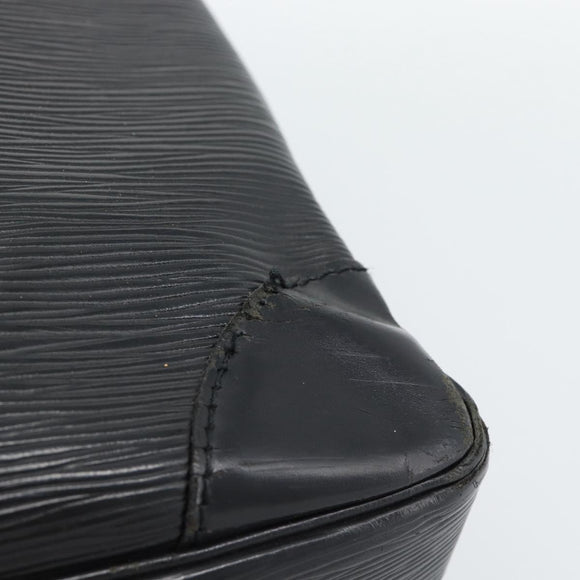 LOUIS VUITTON Epi Porte Documents Voyage Business Bag Black M40321 Auth 194561