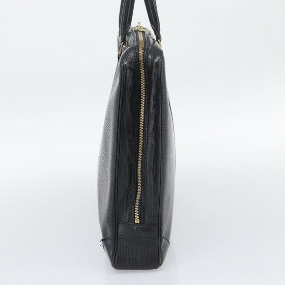 LOUIS VUITTON Epi Porte Documents Voyage Business Bag Black M40321 Auth 194561