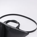 CARTIER PANTHERE Hand Bag Leather 2way Black Gold Auth 194562V-9