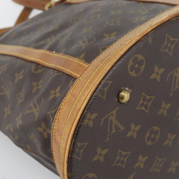 LOUIS VUITTON Monogram Bucket GM Shoulder Bag M42236 LV Auth 194566