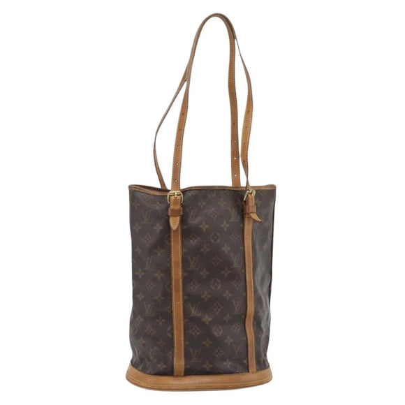 LOUIS VUITTON Monogram Bucket GM Shoulder Bag M42236 LV Auth 194566