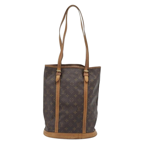 LOUIS VUITTON Monogram Bucket GM Shoulder Bag M42236 LV Auth 194566