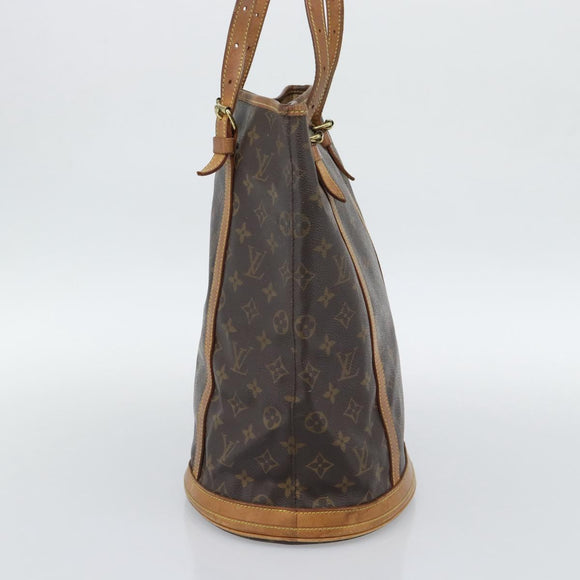 LOUIS VUITTON Monogram Bucket GM Shoulder Bag M42236 LV Auth 194566