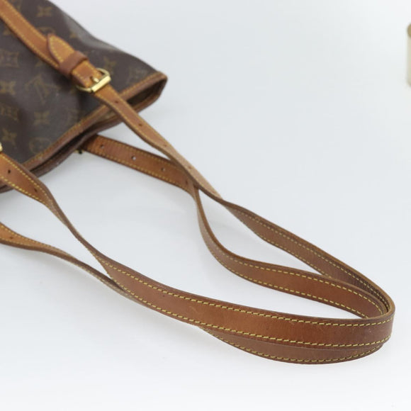 LOUIS VUITTON Monogram Bucket GM Shoulder Bag M42236 LV Auth 194566