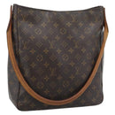 LOUIS VUITTON Monogram Looping GM Shoulder Bag M51145 LV Auth 194567-1