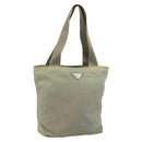 PRADA Tote Bag Nylon Green Auth 194568-1