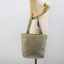PRADA Tote Bag Nylon Green Auth 194568-24