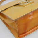 LOUIS VUITTON Monogram Vernis Spring Street Hand Bag Gris M91029 LV Auth 194572-14