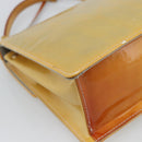 LOUIS VUITTON Monogram Vernis Spring Street Hand Bag Gris M91029 LV Auth 194572-16