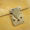 LOUIS VUITTON Monogram Vernis Spring Street Hand Bag Gris M91029 LV Auth 194572-18