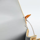 LOUIS VUITTON Monogram Vernis Spring Street Hand Bag Gris M91029 LV Auth 194572-10
