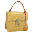 LOUIS VUITTON Monogram Vernis Spring Street Hand Bag Gris M91029 LV Auth 194572-1