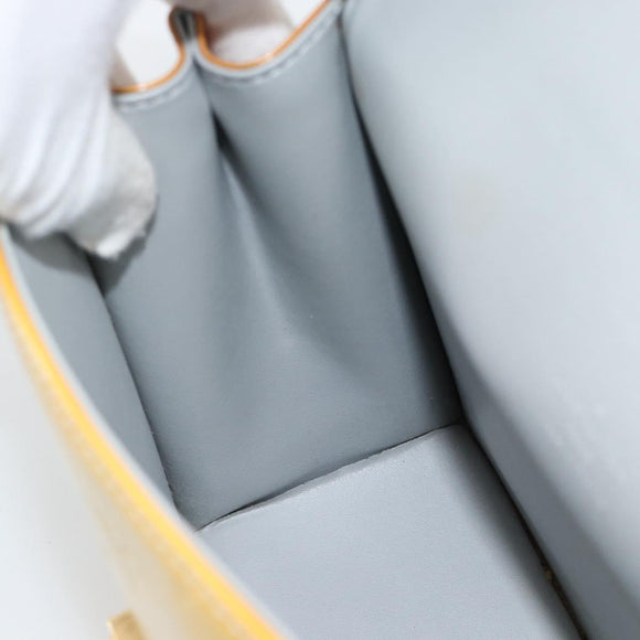 LOUIS VUITTON Monogram Vernis Spring Street Hand Bag Gris M91029 LV Auth 194572