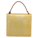 LOUIS VUITTON Monogram Vernis Spring Street Hand Bag Gris M91029 LV Auth 194572-2