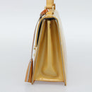 LOUIS VUITTON Monogram Vernis Spring Street Hand Bag Gris M91029 LV Auth 194572-4