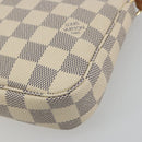 LOUIS VUITTON Damier Azur Pochette Accessoires Pouch N51986 LV Auth 194573V-16
