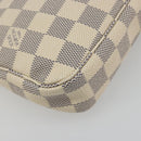LOUIS VUITTON Damier Azur Pochette Accessoires Pouch N51986 LV Auth 194573V-17