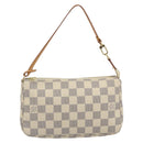 LOUIS VUITTON Damier Azur Pochette Accessoires Pouch N51986 LV Auth 194573V-13