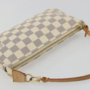 LOUIS VUITTON Damier Azur Pochette Accessoires Pouch N51986 LV Auth 194573V-6