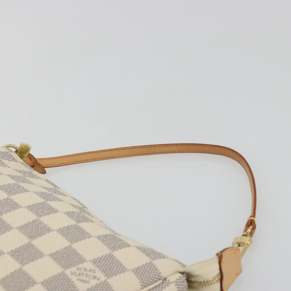 LOUIS VUITTON Damier Azur Pochette Accessoires Pouch N51986 LV Auth 194573V