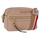 Miu Miu Shoulder Bag Leather Beige Gold Auth 194575V-1