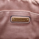 Miu Miu Shoulder Bag Leather Beige Gold Auth 194575V-21
