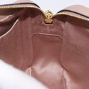Miu Miu Shoulder Bag Leather Beige Gold Auth 194575V-22