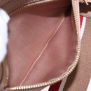 Miu Miu Shoulder Bag Leather Beige Gold Auth 194575V-25