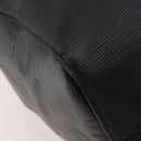 LOUIS VUITTON Epi Keepall 55 Boston Bag Noir Black M42952 LV Auth 194576-11