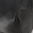 LOUIS VUITTON Epi Keepall 55 Boston Bag Noir Black M42952 LV Auth 194576-12