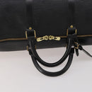 LOUIS VUITTON Epi Keepall 55 Boston Bag Noir Black M42952 LV Auth 194576-7