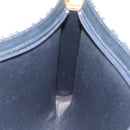 Christian Dior Trotter Canvas Shoulder Bag Navy Gold Auth 194579-18